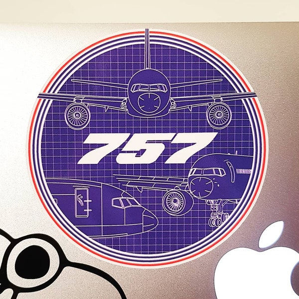 Boeing 757 Sticker