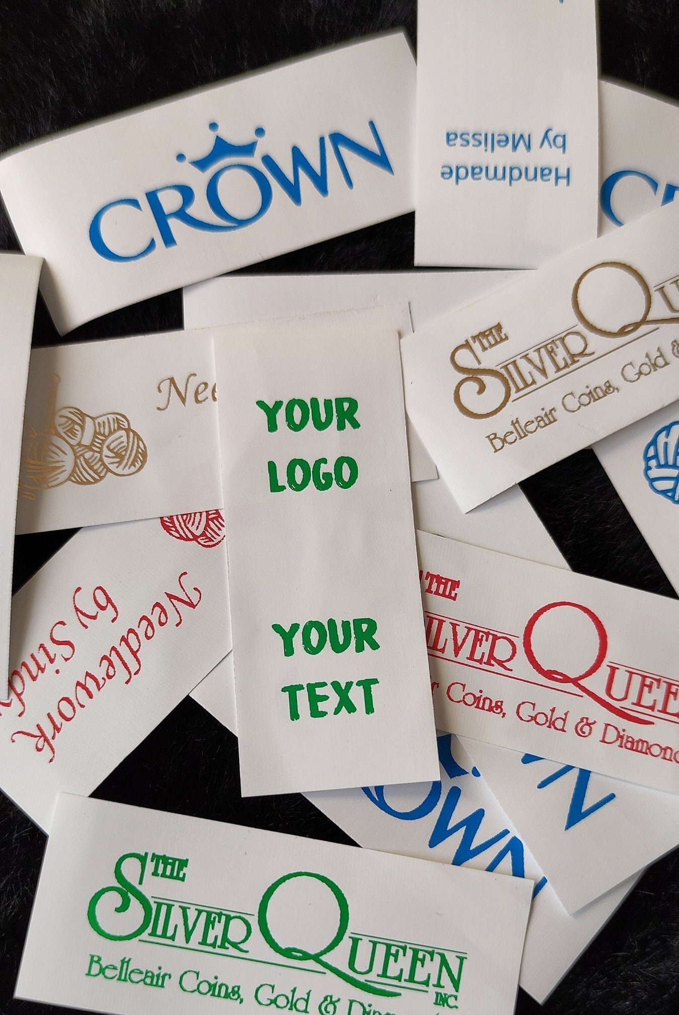 100 Nylon Tags Custom Nylon labels Clothing Labels Custom Etsy