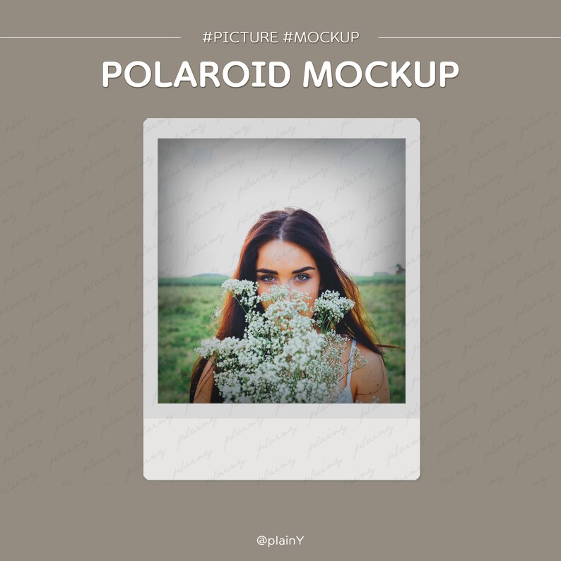 Download PNG PSD Mockup Polaroid Frame Mock UpSmart ObjectPicture ...