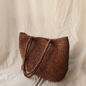 Handmade Astrid Raffia bag, Raffia bag, Handmade bag, Crochet bag, Straw Bag, Raffia tote bag, Basket bag, Tote bag