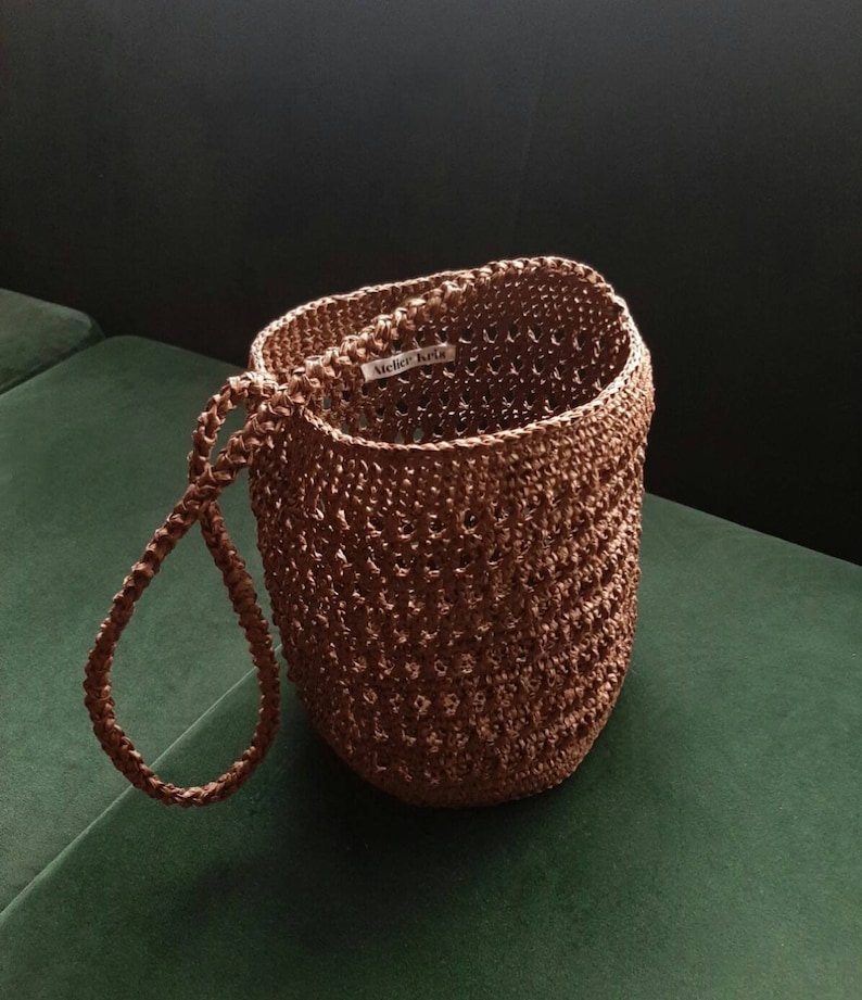 Handmade Manon Raffia Basket Bag Raffia Bag Handmade Bag Etsy