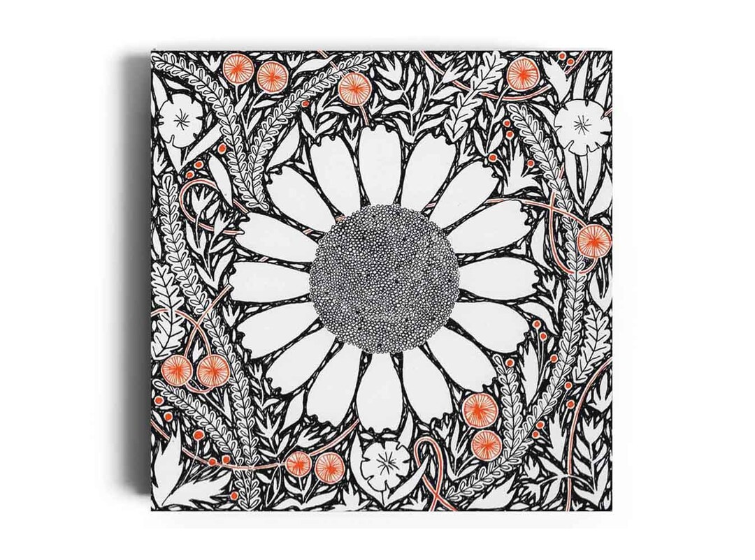 Healing Flowers Concertina Card Botanical Floral Greeting Etsy