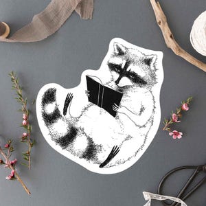 Sticker scintillant de raton laveur Pedro | Grand autocollant holographique imperméable pour ordinateur portable | autocollant découpé | Sticker pour téléphone portable avec bouteille d'eau et agenda
