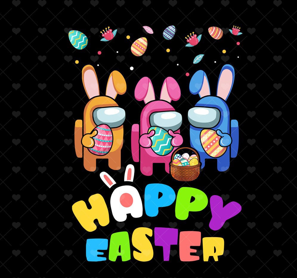 Easter Among Us png Among Us Bunny Ears png Happy Easter Day | Etsy