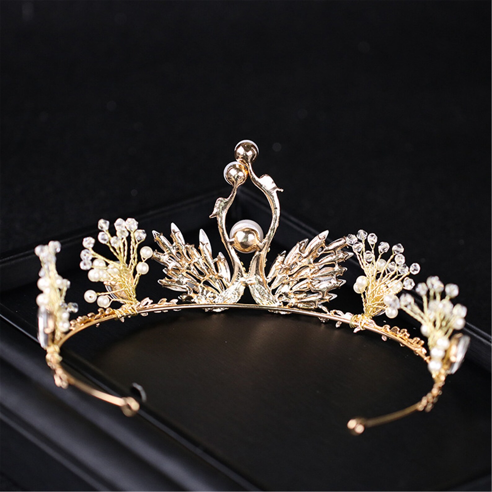 Silver Wedding Crown For Bride CrystalBridal Tiara | Etsy