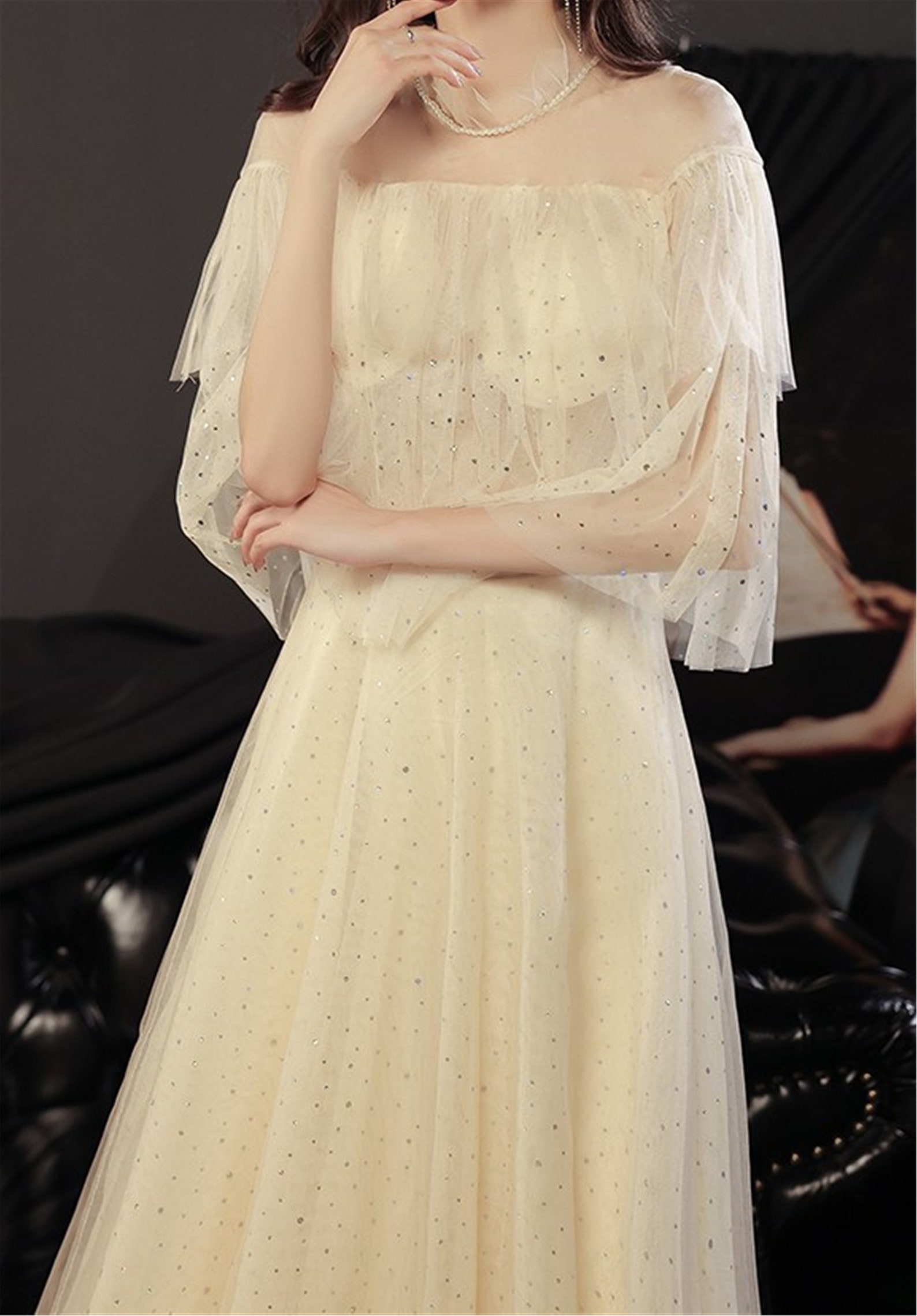 Champagne bridesmaid shawl Clearance