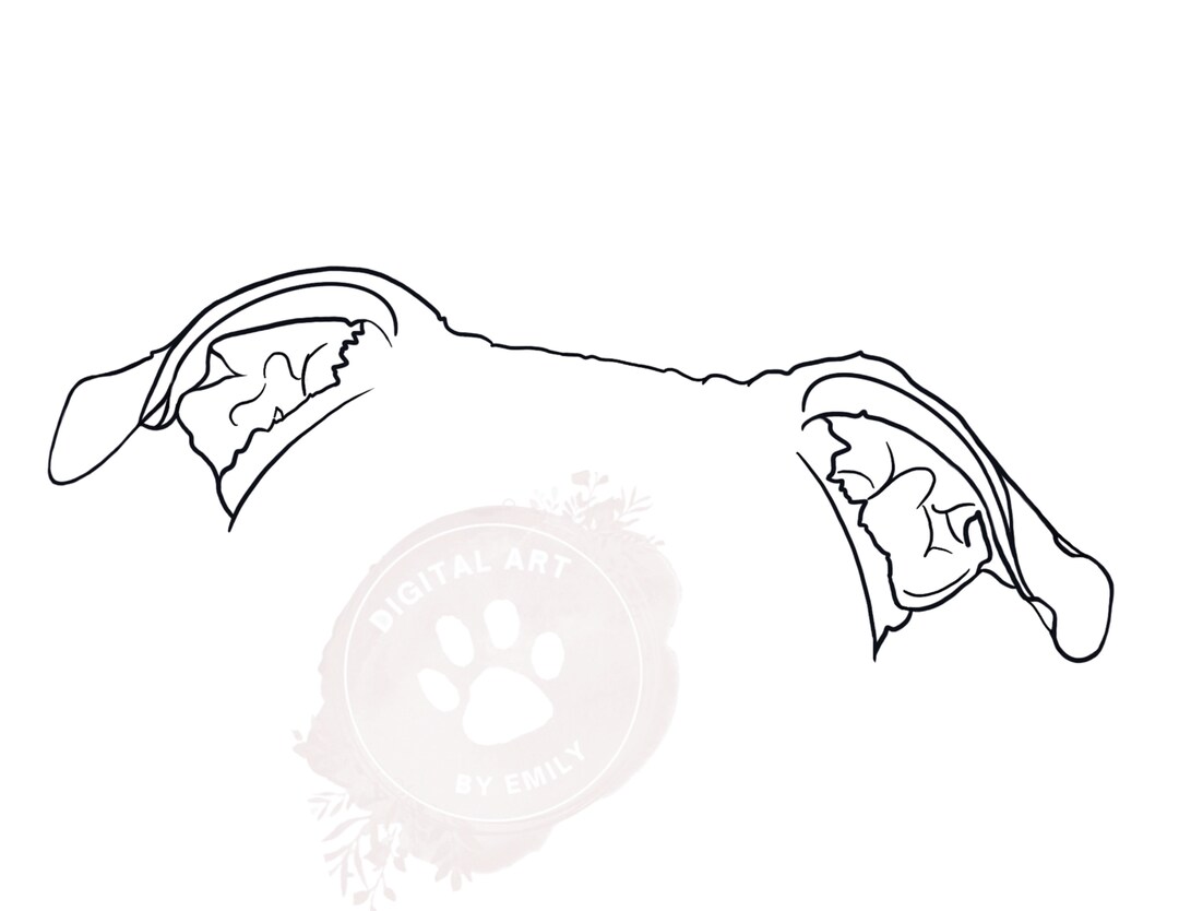 Custom Animal Ears Tattoo Design Digital Download Etsy