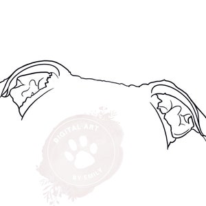 Custom Animal Ears: Tattoo Design Digital Download