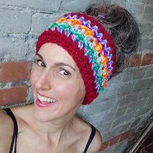 The Gloria Headband Crochet PATTERN:  PDF ONLY
