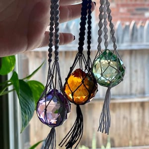 Sun Catcher for Window or Car Charm, Rainbow Maker, Crystal Prism, Hippie House, Car Accessory