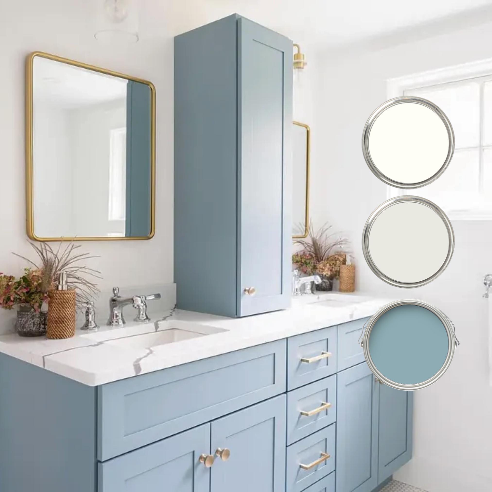 Benjamin Moore Coastal Palette Blue Paint Scheme Beach House Color ...