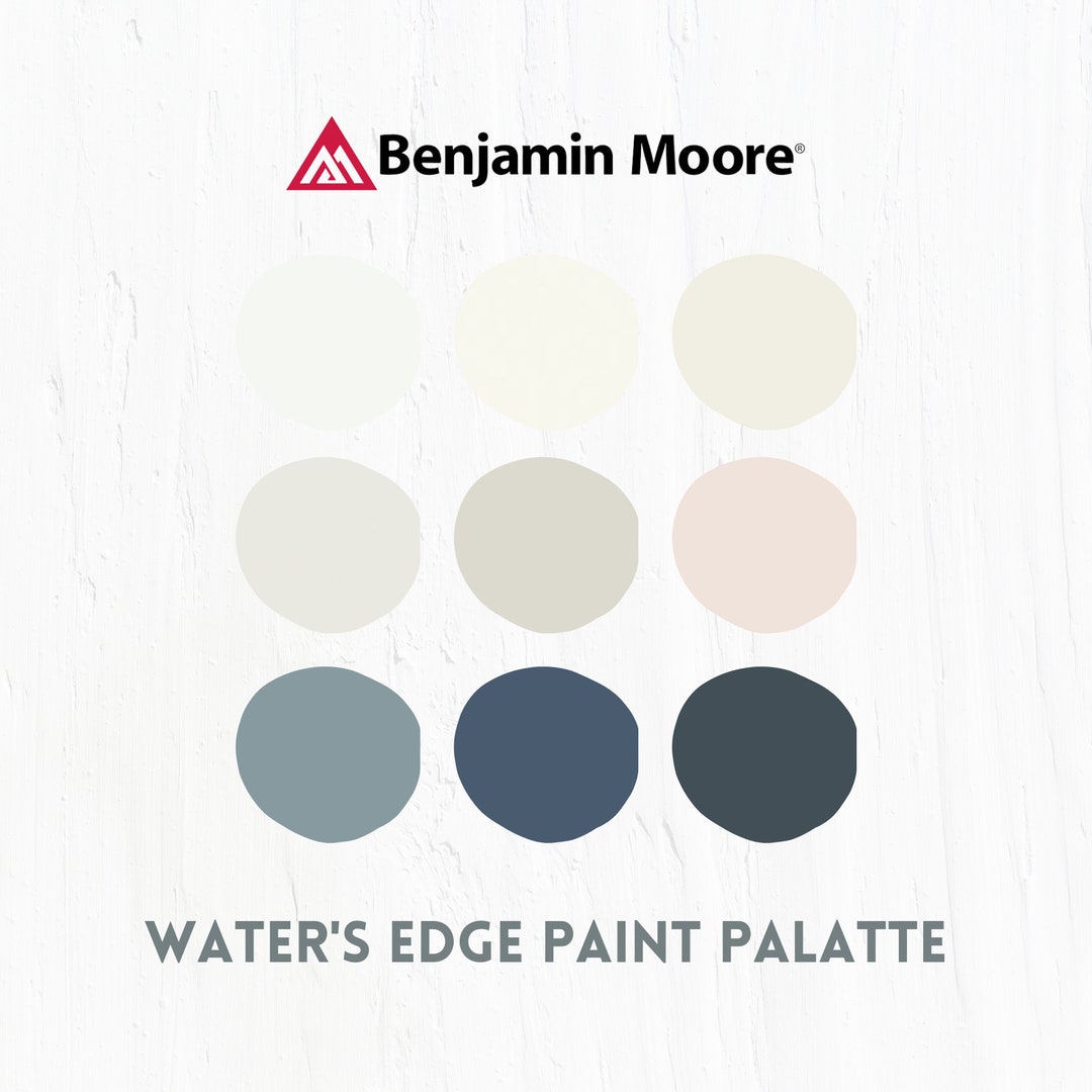 Benjamin Moore Color Palette Coastal Paint Palette Cottage Paint Color