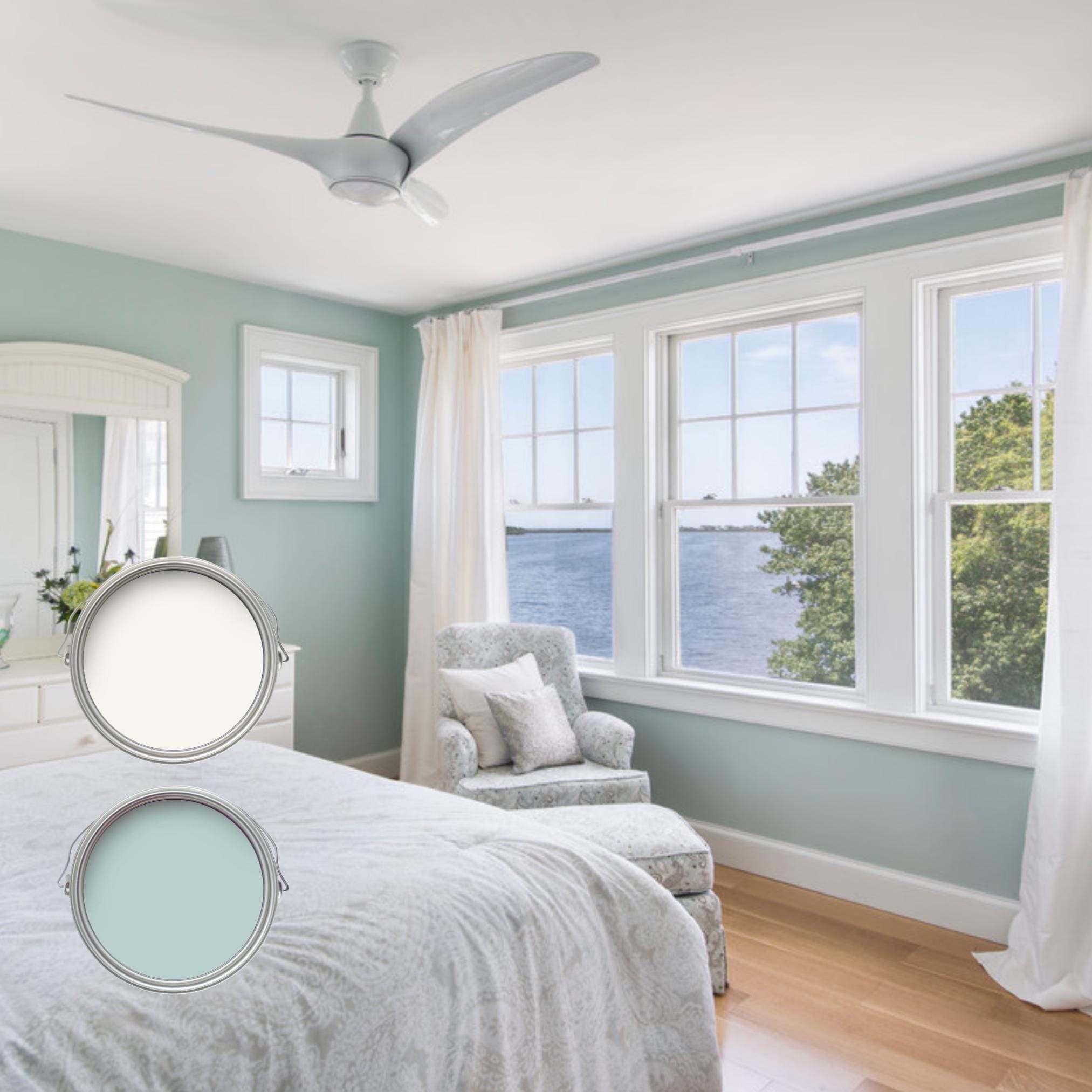 Coastal Paint Color for Beachfront Event Hall Benjamin Moore Seaside ...