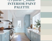 Coastal Paint Color For Beach House Flipper Benjamin Moore Seaside Interior Color Palette River Cottage Seaglass Green Blue Paint Scheme