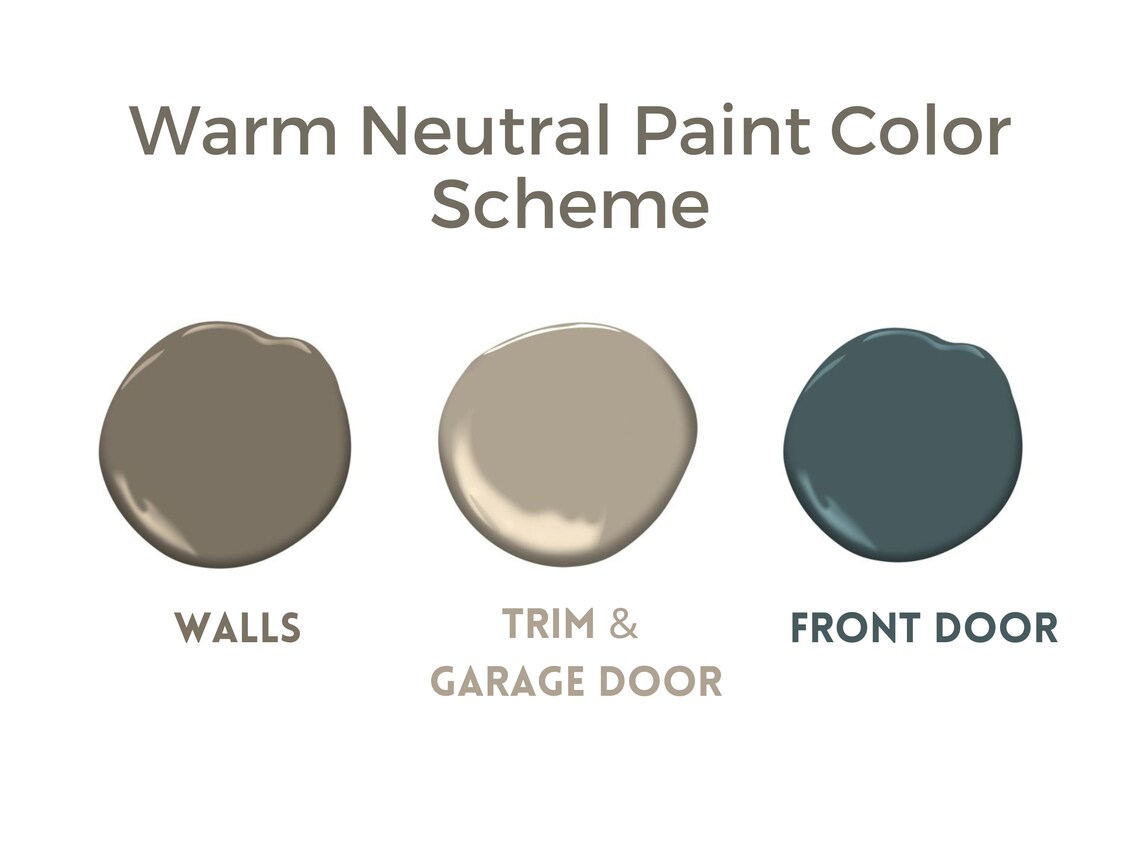 Exterior Paint Palette Rustic Paint Color Ranch Exterior Paint Scheme