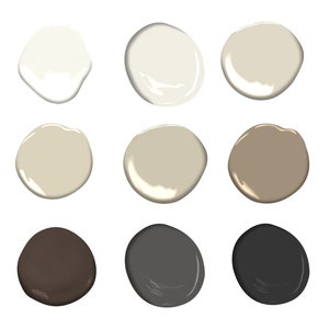 Benjamin Moore Paint Palette Mountain House Interior Paint Color ...