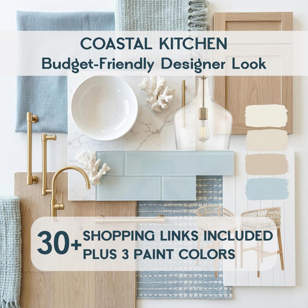 Coastal Kitchen Complete Guide Mood Board Reno Design Modern Beach ...