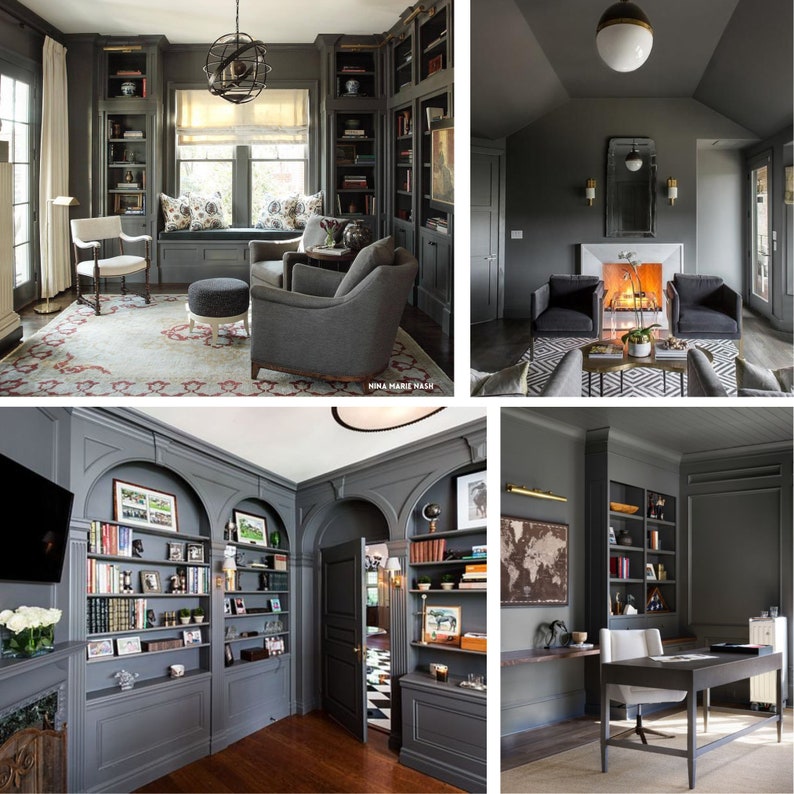 Midcentury Modern Paint Palette Benjamin Moore Grandpa Chic Interior