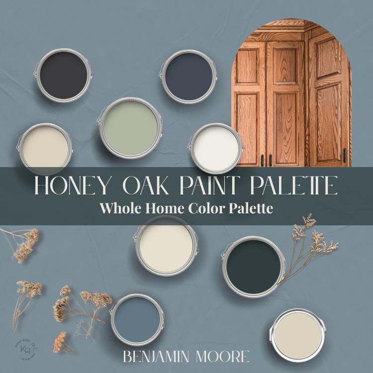 Honig-Eichen-Farbpalette Benjamin Moore-Farbpalette Für Eichen-Bauernhaus-Farbpalette, die neutrale Farbpalette verkauft