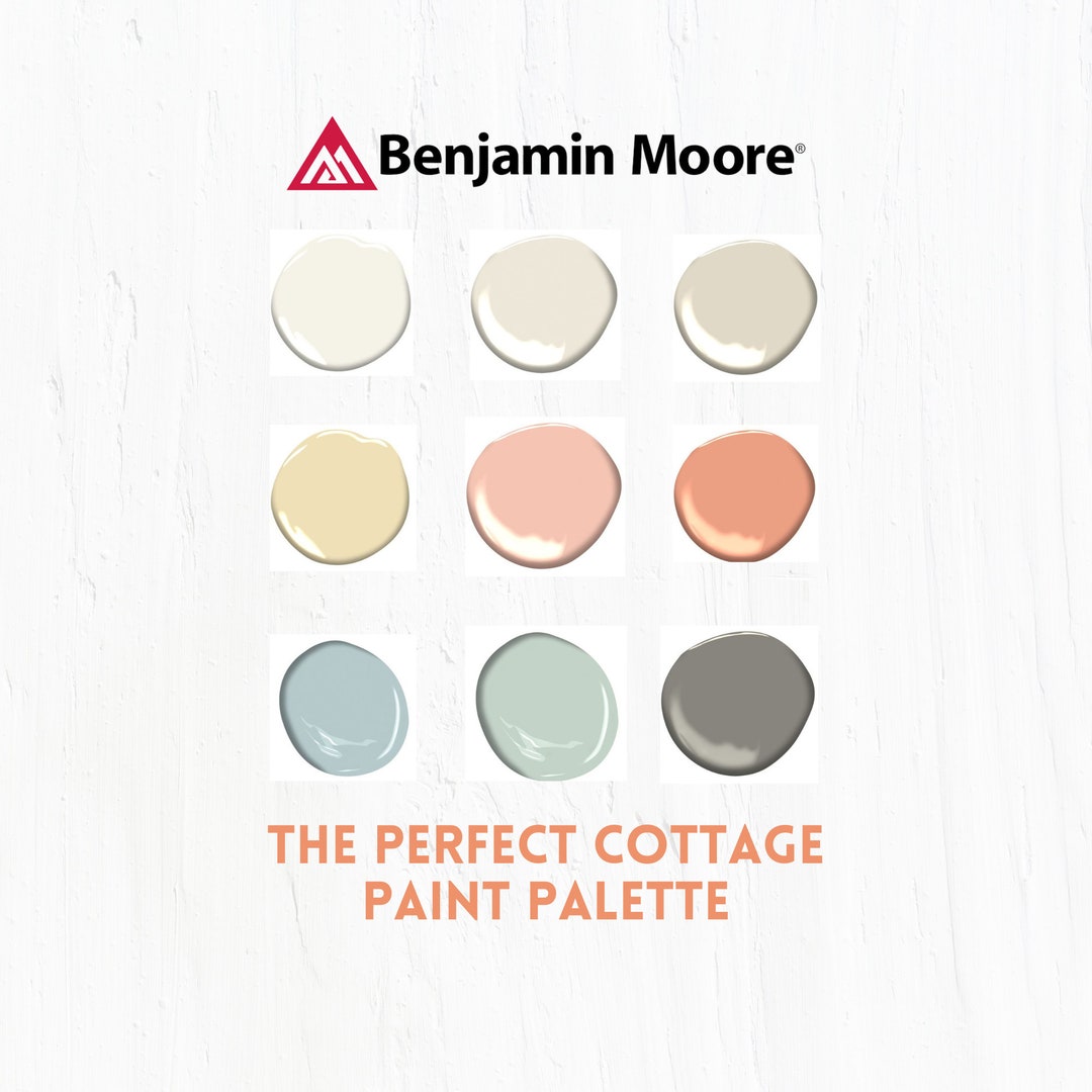 Cottage Paint Colors Benjamin Moore Color Palette Beach Color Palette ...