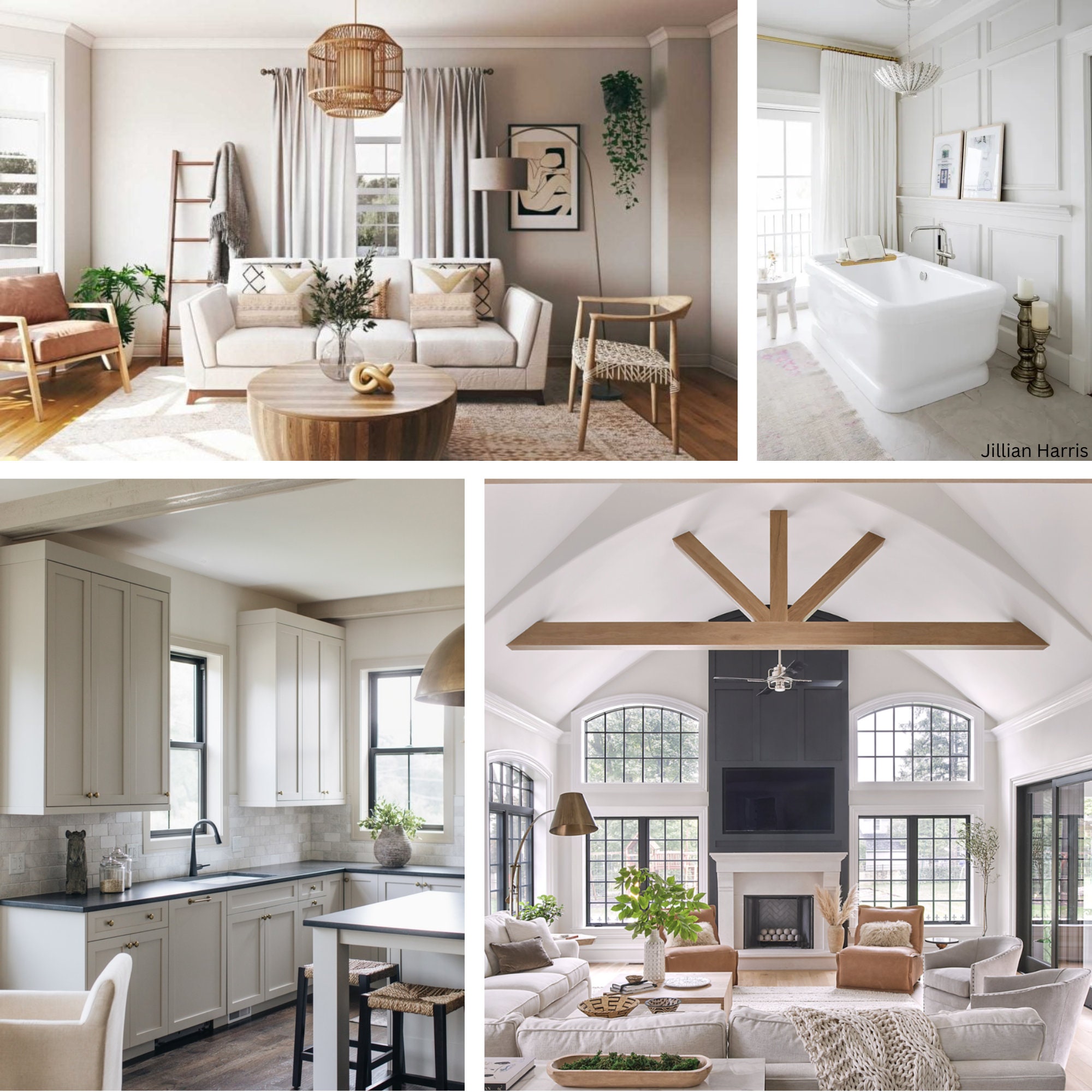 Benjamin Moore Modern Farmhouse Color Palette Revere Pewter Paint ...