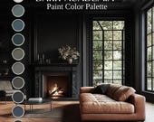 Moody Home Paint Color Palette Speakeasy Idea Dark Academia Kitchen Cabinet Inspo Whole House Dark Paint Scheme Interior Design Office Color