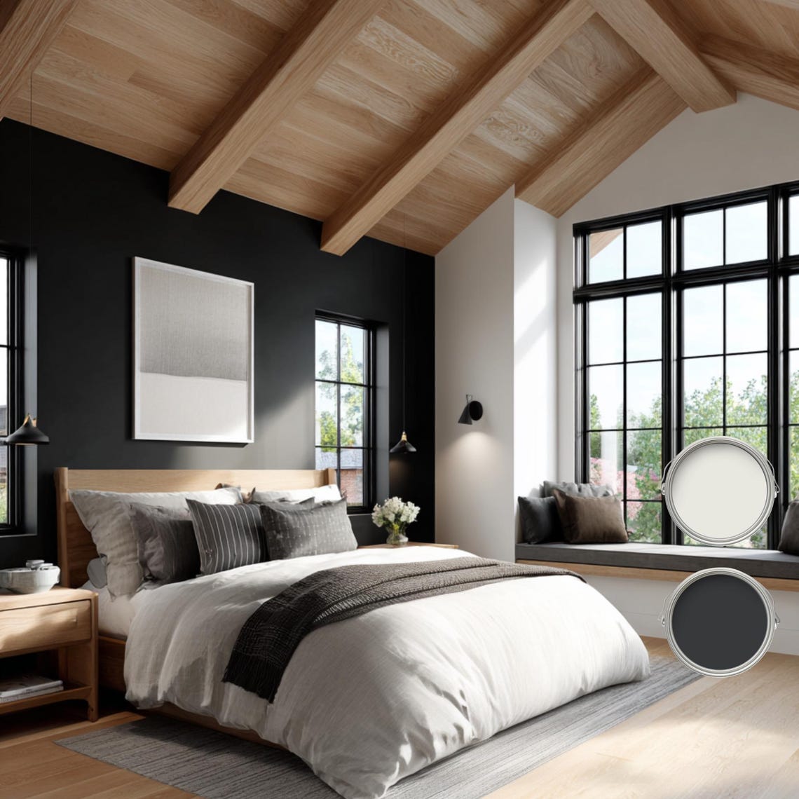 Benjamin Moore Revere Pewter Color Palette Modern West Coast Interior ...