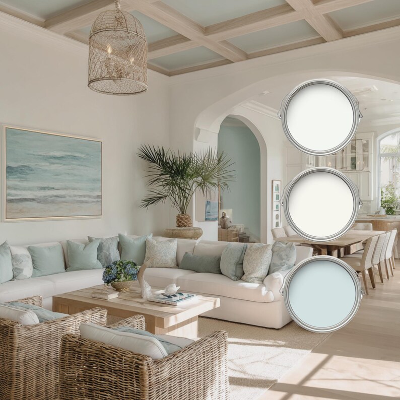 Mediterranean Coastal Paint Color Palette Palm Beach Color Scheme ...