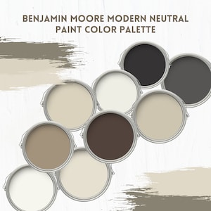 Benjamin Moore Paint Palette Mountain House Interior Paint Color Scheme for Home Neutral Interior Design Paint Color Bedroom Color Palette