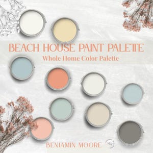 Beach House Paint Colors Benjamin Moore Yellow And Green Interior Pastel Palette Calm Coastal Paint Scheme Robins Egg Blue Paint For Cottage