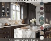 Benjamin Moore Silhouette 2026 Paint Trend Living Room Color Palette Option Modern Kitchen Design Monochromatic Warm Rustic Den Home Office