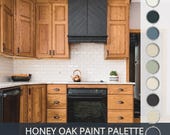 Oak Kitchen Cabinet Paint Palette Benjamin Moore Green Farm Paint Colors Honey Oak Whole House Color Scheme Red Oak Flooring Golden Oak