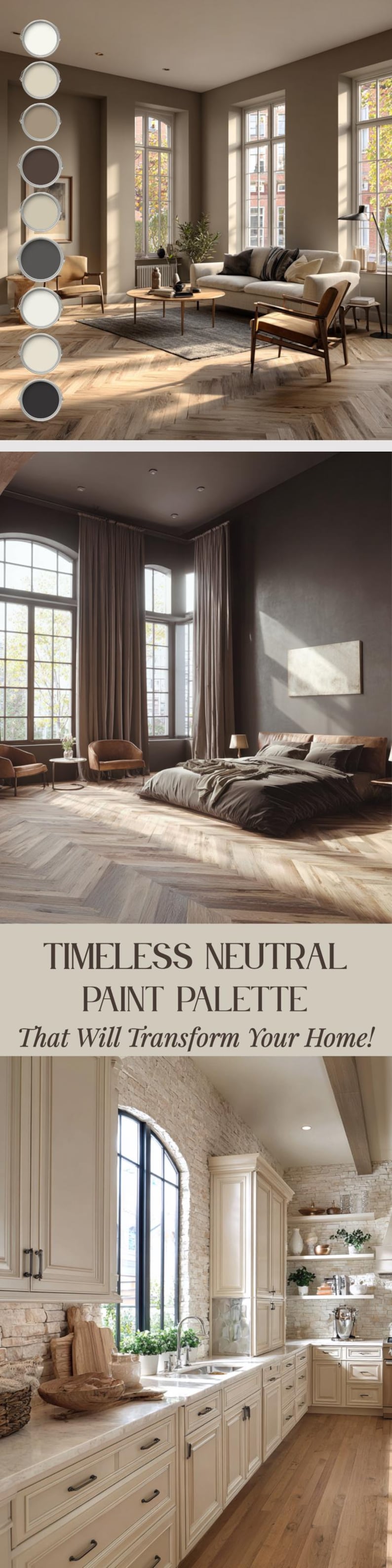 Warm Neutral Paint Palette Benjamin Moore West Coast Interior Design Color Scheme Modern Mountain House Paint BM Beige Farmhouse Kitchen Modern Warm Paint Palette Benjamin Moore Modern Farmhouse 2026 Interior Design Color Scheme Moody Taupe House Warm Neutral Kitchen Remodel