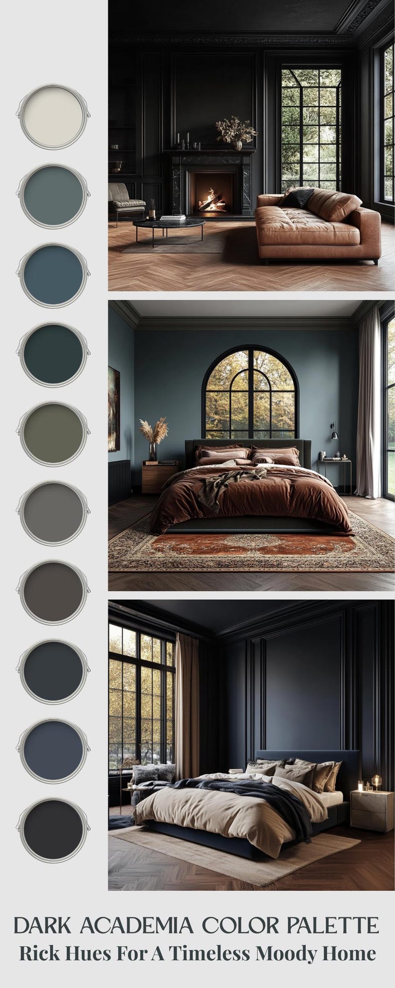 BBenjamin Moore Dark Academia Color Palette Moody Earth Paint Scheme Whole House Paint Palette Interior Dark Academia Moody Home Paint Color Palette Speakeasy Idea Dark Academia Kitchen Cabinet Inspo Whole House Dark Paint Scheme Interior Design Office Color moody bedroom Benjamin Moore Dark Academia Color Palette Moody Earth Paint Scheme Whole House Paint Palette Interior Dark Academia Moody Office Colour