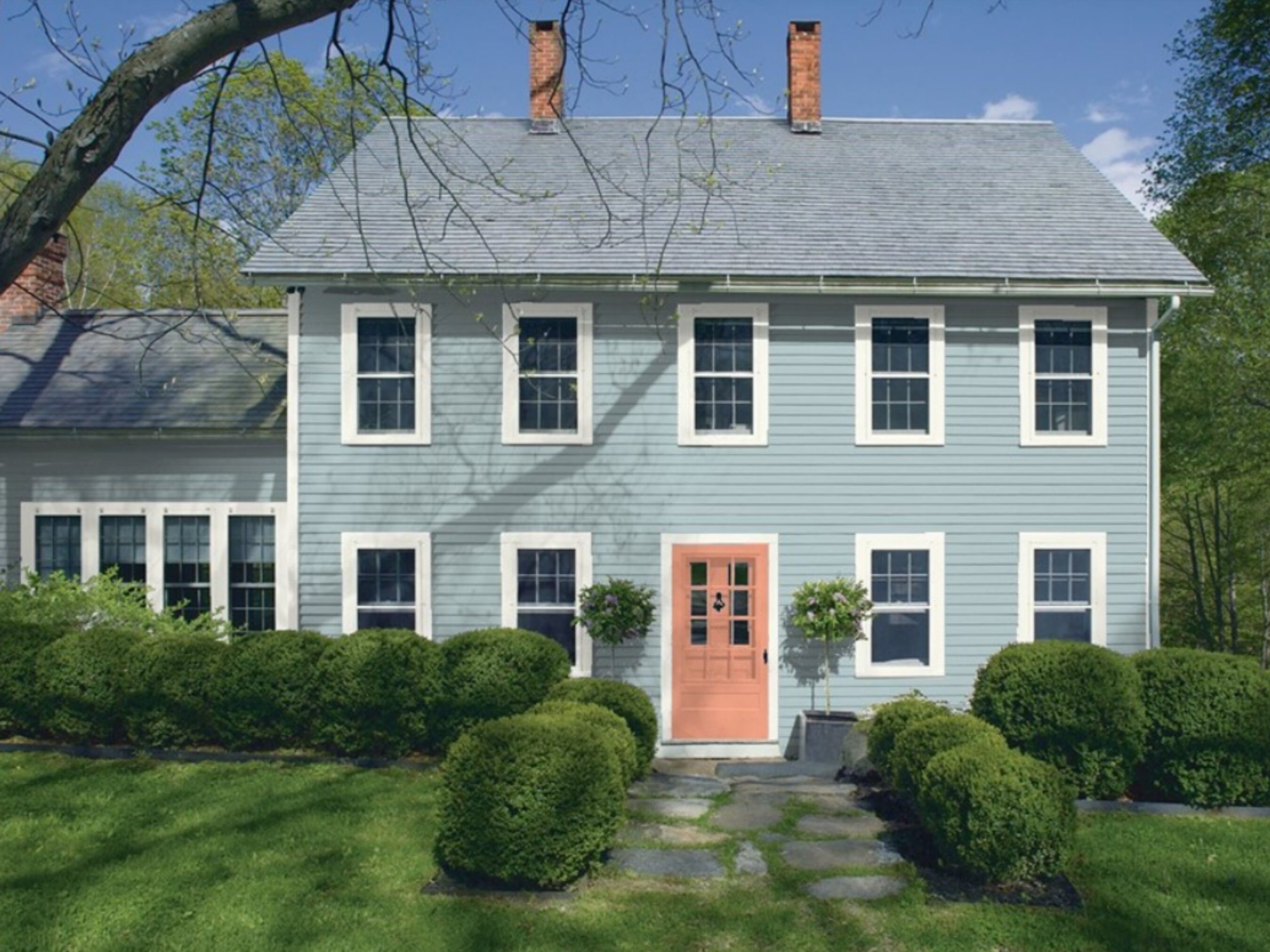 Cottage Exterior Paint Palette 2023 Benjamin Moore Paint Color Blue