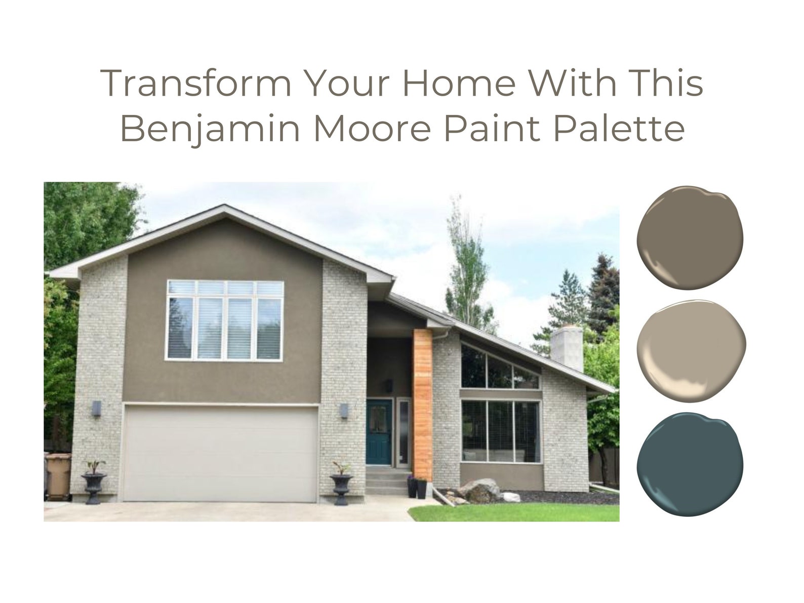 Exterior Paint Palette Rustic Paint Color Ranch Exterior Paint Scheme ...