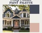 Blue Exterior House Color Idea Craftsman Navy Paint Palette Colonial Luxury Home Curb Appeal Inspo East Coast Home Design Classic American
