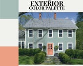 Light Green Exterior Color Palette Beach House Paint Benjamin Moore Green Exterior Color Palette 2025 Modern Coastal House Color Scheme