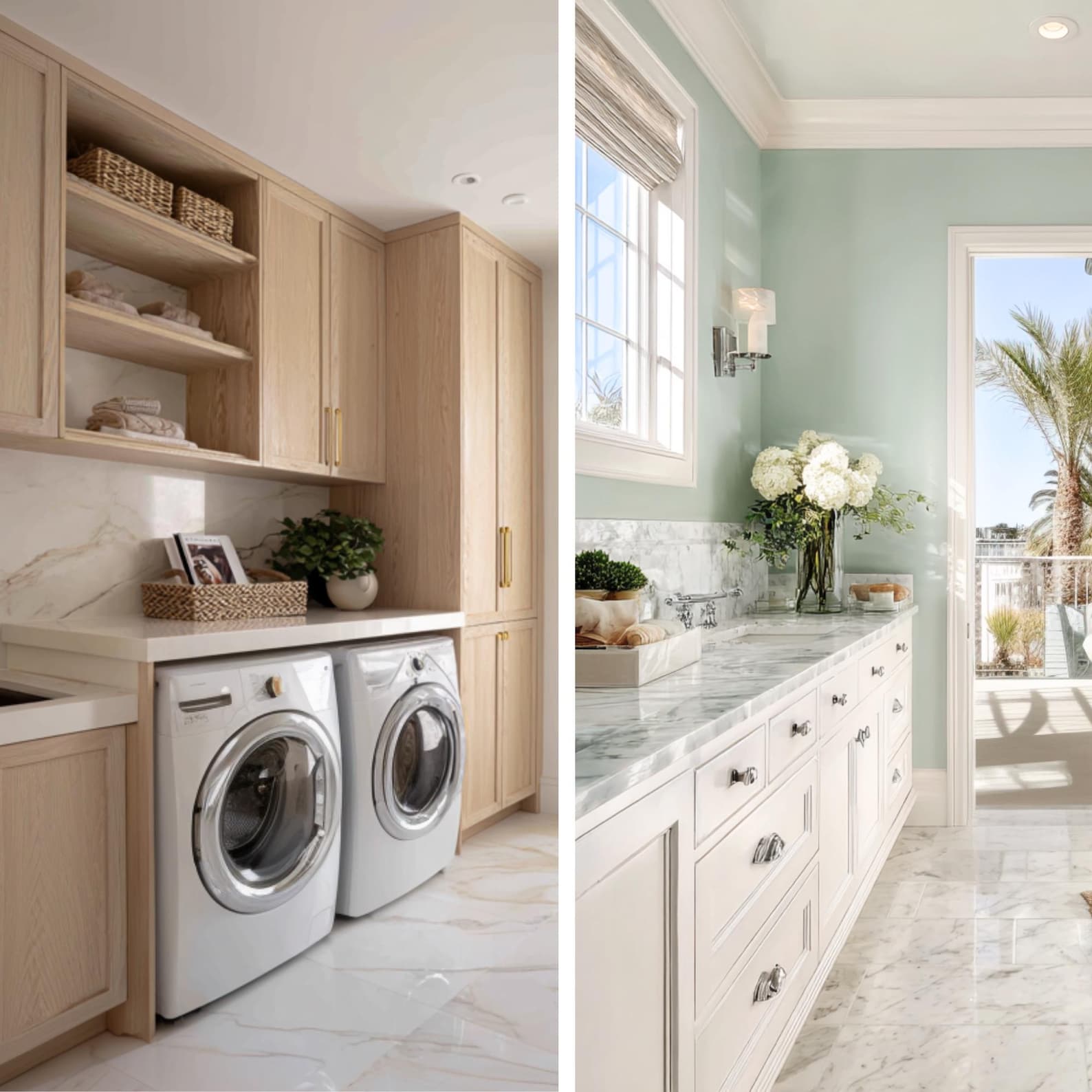 Coastal Laundry Room Mood Board Beach Cottage Interior Design Trends ...