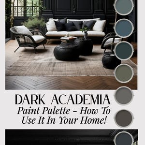 Benjamin Moore Dark Academia Color Palette Moody Earth Paint Scheme Whole House Paint Palette Interior Dark Academia Moody Office Colour how to use dark academia color palette in your home Benjamin Moore Dark Academia Color Palette Moody Earth Paint Scheme Whole House Paint Palette Interior Dark Academia Moody Home Paint Color Palette Speakeasy Idea Dark Academia Kitchen Cabinet Inspo Whole House Dark Paint Scheme Interior Design Office Color moody bedroom