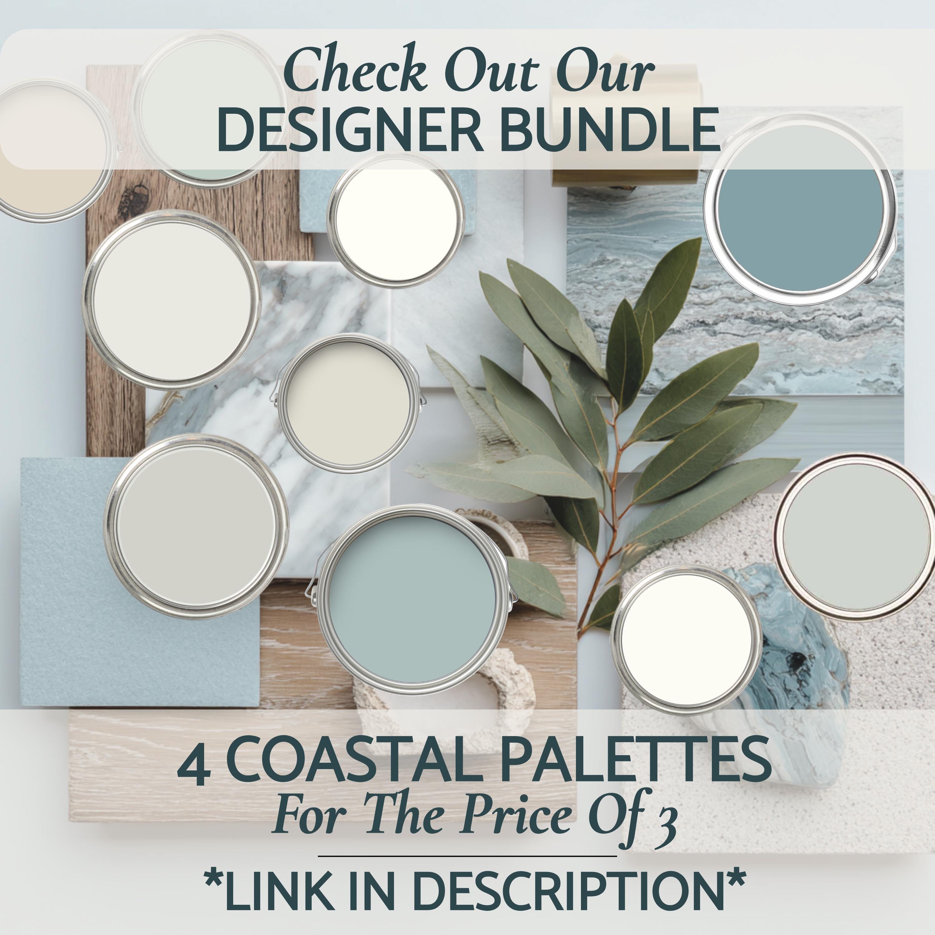 Tropical Color Palette Interior Design Beach House Paint Scheme Beachy ...