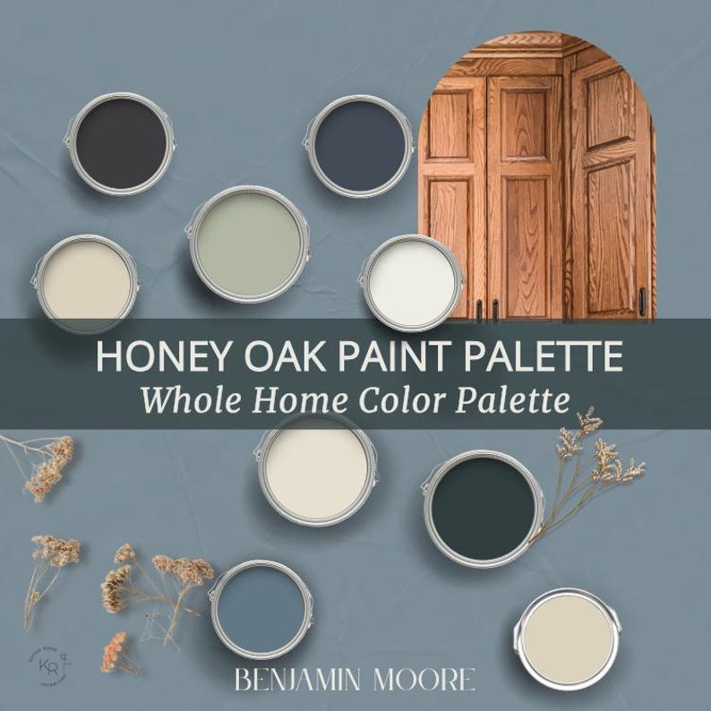 Honey Oak Color Palette Benjamin Moore Kitchen Paint Scheme For Oak Laundry Room Interior Design For Golden Oak Trim And Floor Whole House