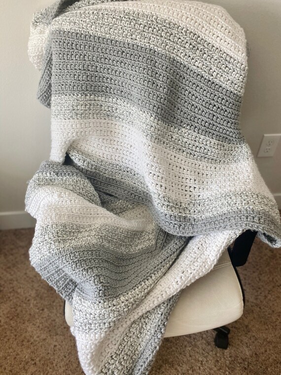 CUSTOM cozy chunky crochet blanket Etsy