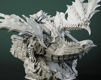 Armored Dragon Miniature, Unpainted DND Miniatures, Ttrpg Miniatures Dnd Gifts For Tabletop Rpg Enthusiasts