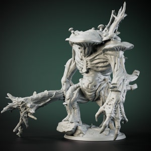 DND Monster Miniature, Mushroom King Resin Miniatures for Role Playing Games DM Gift