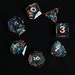 Sharp Edge Dice / DND Dice Set / Galaxy Dice / Polyhedral Dice Set of 7 / D&D Dice / Handmade Dice For Dungeons And Dragons Rpg Board Games