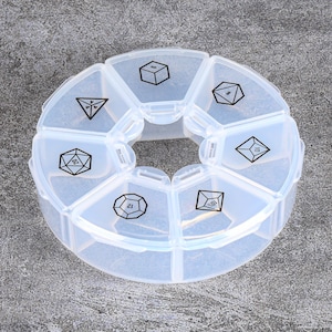 Caja de dados DND, caja de almacenamiento de dados, caja de dados de Dungeons and Dragons, soporte para dados, solución de almacenamiento perfecta para dados DND imagen 5