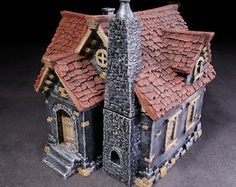 DND Terrain Blacksmith Tavern Miniature for Dungeons And Dragons, DND, Pathfinder, Tabletop Games, RPGs, Role Playing Games