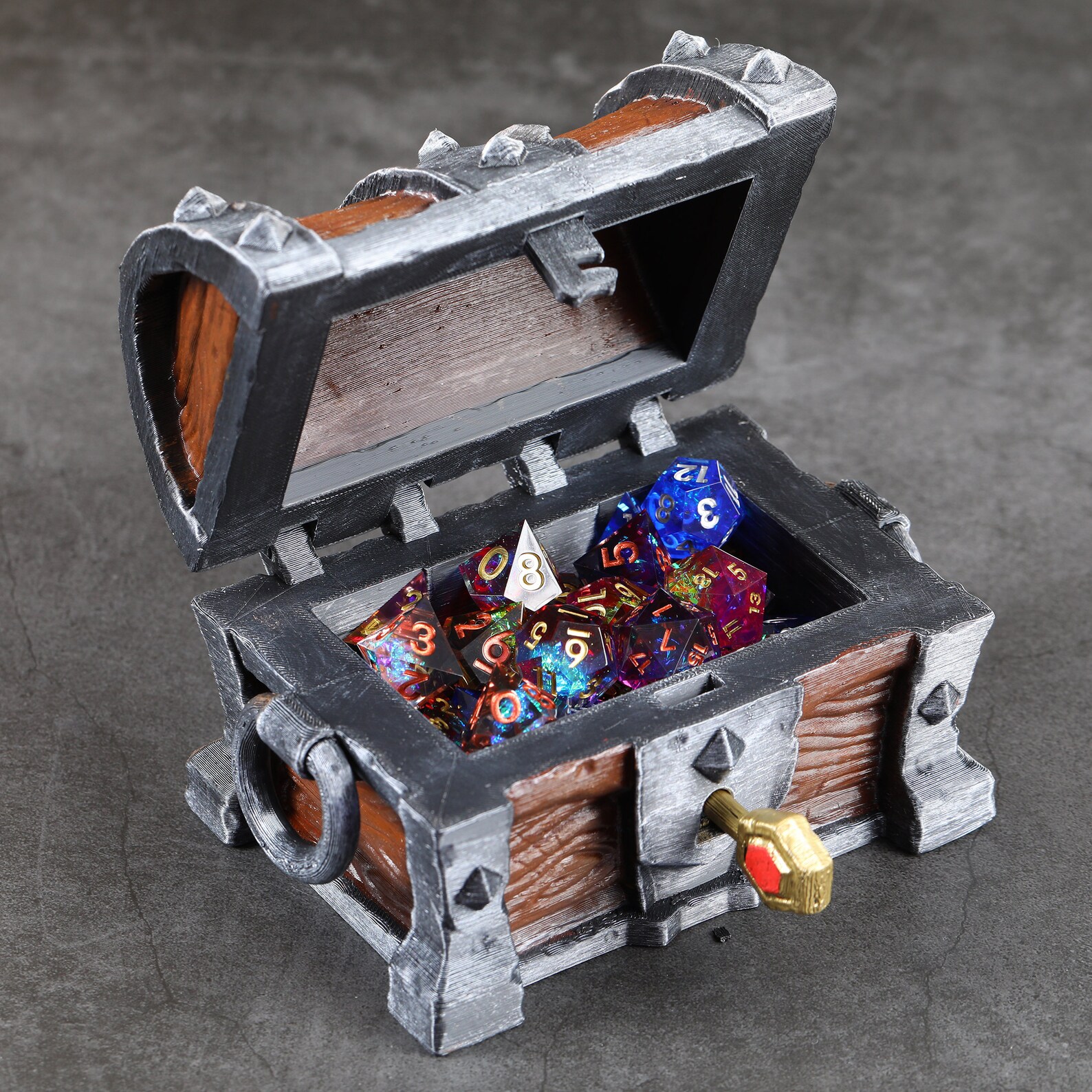 Dice Locker 3D Print Dice Box / Dice Chest / Dice Holder / Gift Box / Dice Case for ...