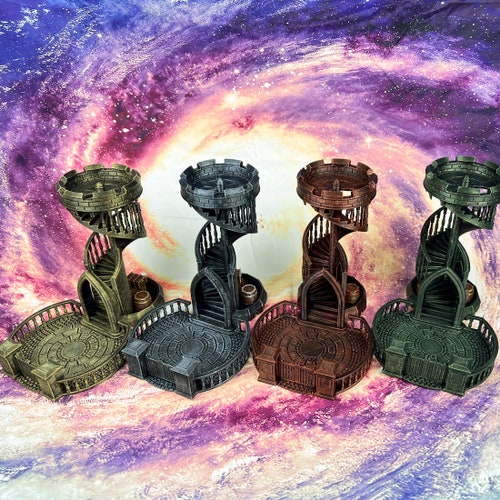 Spiral Dice Tower Vecna Tower DND RPG Board Games Etsy Ireland